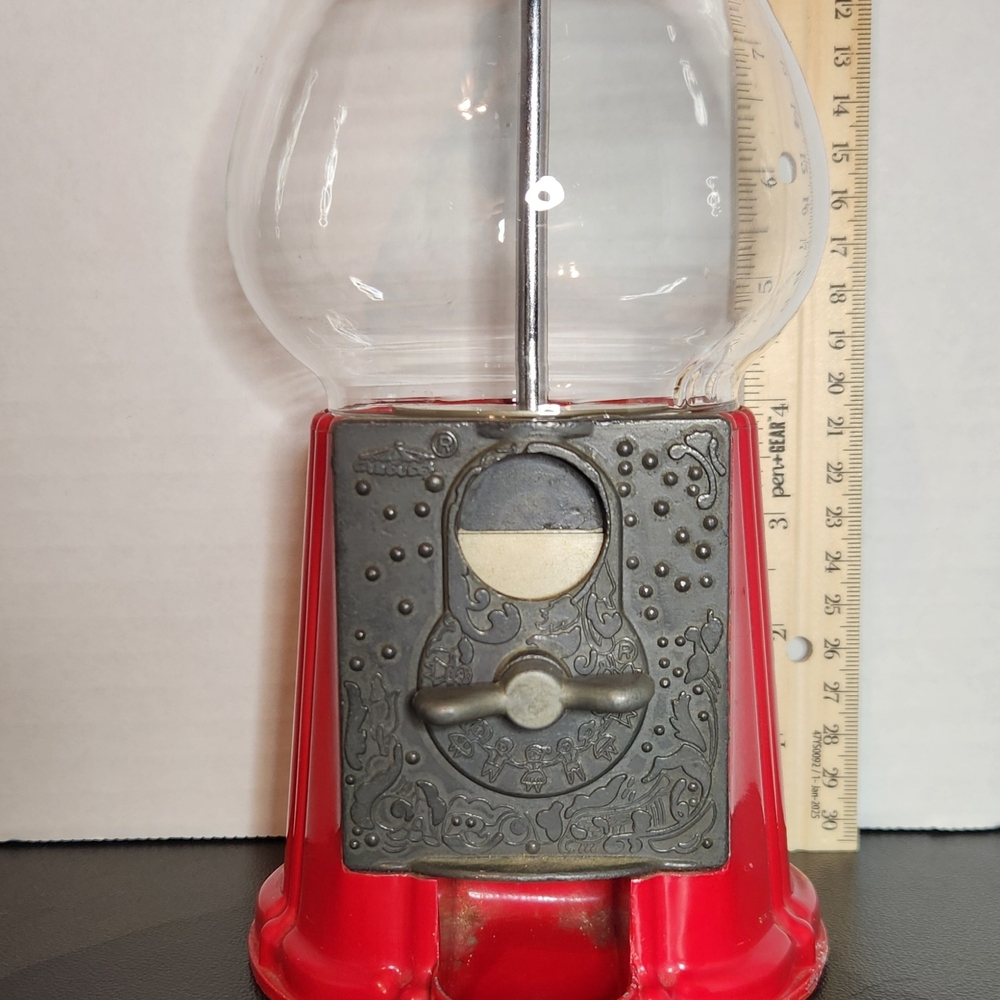 Classic Red Gumball Machine
